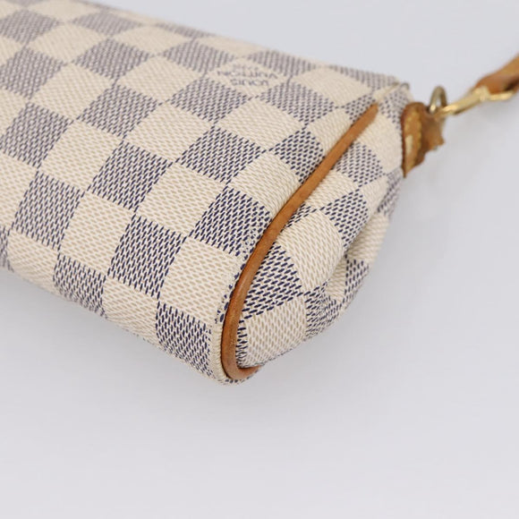 LOUIS VUITTON Damier Azur Eva Shoulder Bag N55214 LV Auth LN062