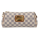 LOUIS VUITTON Damier Azur Eva Shoulder Bag N55214 LV Auth LN062-2