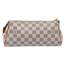LOUIS VUITTON Damier Azur Eva Shoulder Bag N55214 LV Auth LN062-3