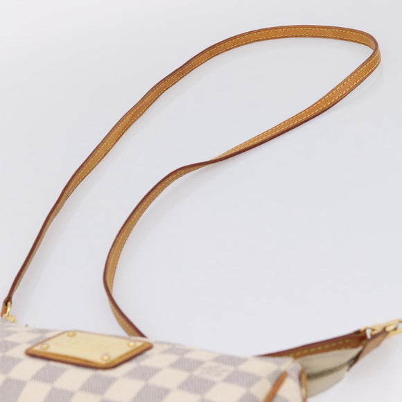 LOUIS VUITTON Damier Azur Eva Shoulder Bag N55214 LV Auth LN062