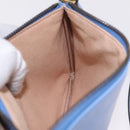 GUCCI GG Marmont Shoulder Bag Leather Light Blue Gold Tone 453878 Auth LN063V-23