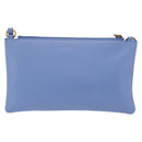 GUCCI GG Marmont Shoulder Bag Leather Light Blue Gold Tone 453878 Auth LN063V-3