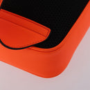 GUCCI GuccissimaGG Waist Bag Leather Orange Silver 771422 Auth LN064V-14