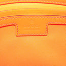GUCCI GuccissimaGG Waist Bag Leather Orange Silver 771422 Auth LN064V-17