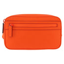 GUCCI GuccissimaGG Waist Bag Leather Orange Silver 771422 Auth LN064V-2