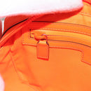 GUCCI GuccissimaGG Waist Bag Leather Orange Silver 771422 Auth LN064V-21