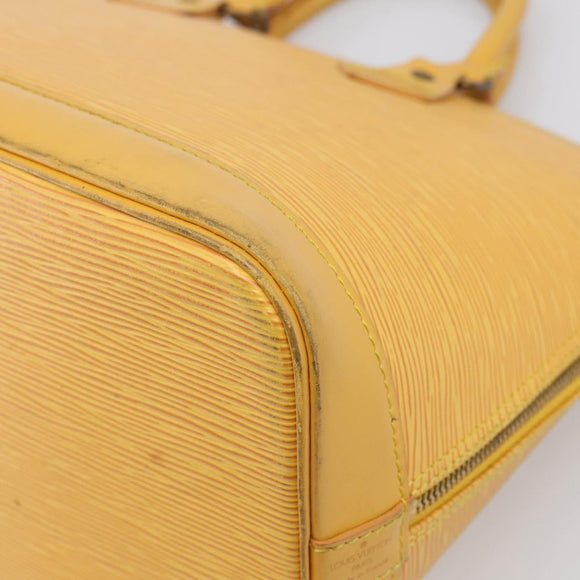 LOUIS VUITTON Epi Alma Hand Bag Tassili Yellow M52149 LV Auth LN067