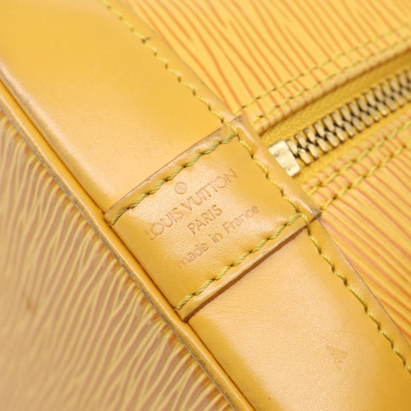 LOUIS VUITTON Epi Alma Hand Bag Tassili Yellow M52149 LV Auth LN067