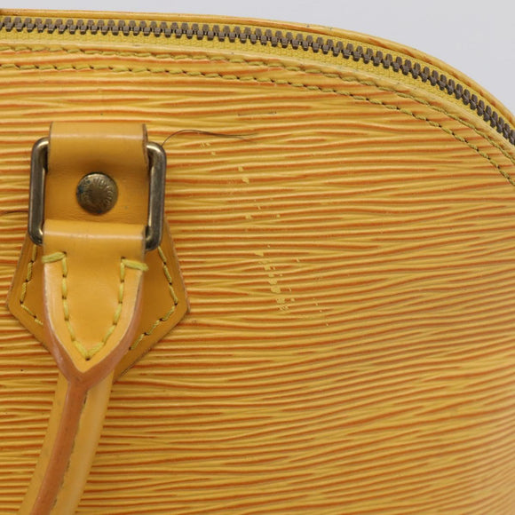 LOUIS VUITTON Epi Alma Hand Bag Tassili Yellow M52149 LV Auth LN067