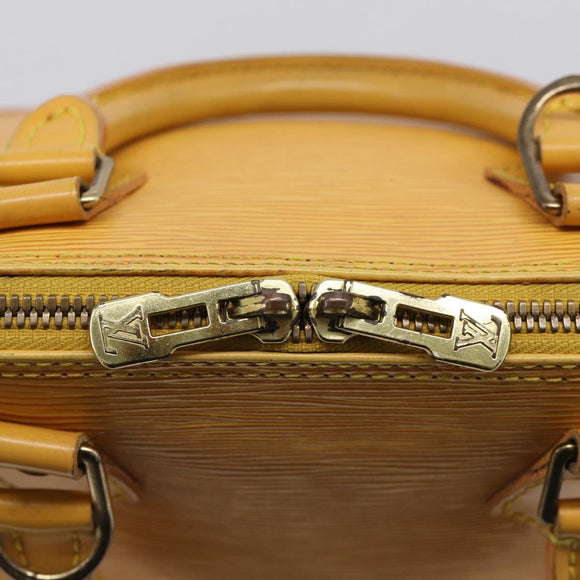 LOUIS VUITTON Epi Alma Hand Bag Tassili Yellow M52149 LV Auth LN067