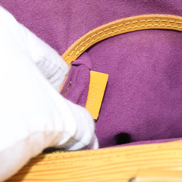LOUIS VUITTON Epi Alma Hand Bag Tassili Yellow M52149 LV Auth LN067