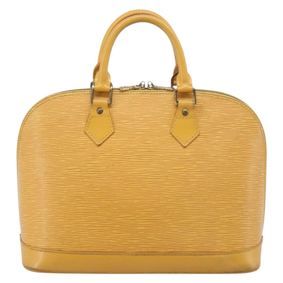 LOUIS VUITTON Epi Alma Hand Bag Tassili Yellow M52149 LV Auth LN067