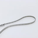 Balenciaga Hour Glass Hand Bag Leather 2way Silver 592833 Auth LN068A-15