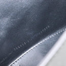 Balenciaga Hour Glass Hand Bag Leather 2way Silver 592833 Auth LN068A-12