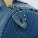 LOUIS VUITTON Epi Speedy 30 Hand Bag Toledo Blue M43005 LV Auth LN070-21