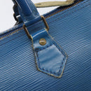 LOUIS VUITTON Epi Speedy 30 Hand Bag Toledo Blue M43005 LV Auth LN070-23