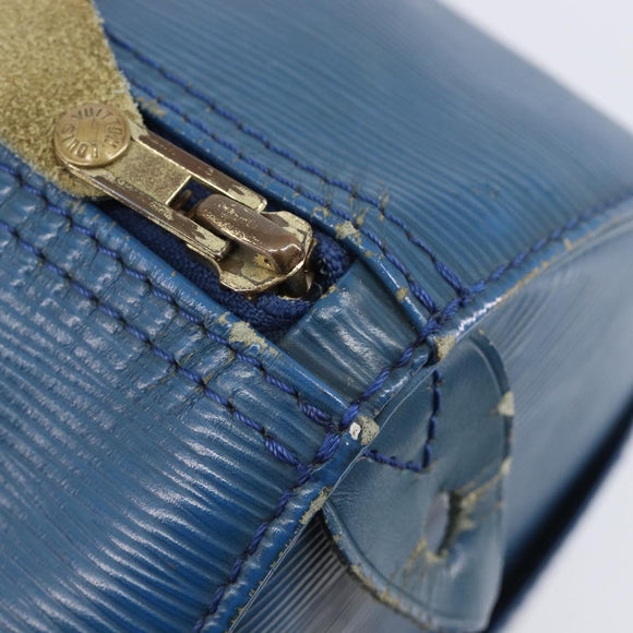 LOUIS VUITTON Epi Speedy 30 Hand Bag Toledo Blue M43005 LV Auth LN070