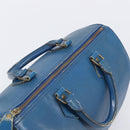 LOUIS VUITTON Epi Speedy 30 Hand Bag Toledo Blue M43005 LV Auth LN070-7