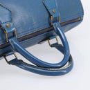 LOUIS VUITTON Epi Speedy 30 Hand Bag Toledo Blue M43005 LV Auth LN070-8