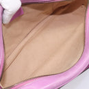 GUCCI GG Marmont Chain Shoulder Bag Leather Pink Gold Tone 447632 Auth LN071A-10