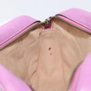 GUCCI GG Marmont Chain Shoulder Bag Leather Pink Gold Tone 447632 Auth LN071A-23