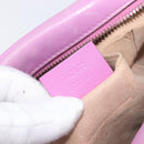 GUCCI GG Marmont Chain Shoulder Bag Leather Pink Gold Tone 447632 Auth LN071A-12