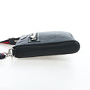 GUCCI GG Supreme Sherry Line Shoulder Bag PVC Black Silver 523599 Auth LN073V-3