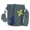 LOUIS VUITTON Taurillon Monogram Climbing Chalk Nano Bag Gray M81572 LN075SAM-1