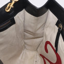 GUCCI GG Supreme Tote Bag PVC 2way Beige Gold Tone 450950 Auth LN076V-23