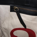 GUCCI GG Supreme Tote Bag PVC 2way Beige Gold Tone 450950 Auth LN076V-24