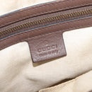 GUCCI GG Canvas Bamboo Hand Bag Beige Gold Tone 353114 Auth LN077A-23