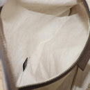 GUCCI GG Canvas Bamboo Hand Bag Beige Gold Tone 353114 Auth LN077A-27