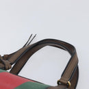GUCCI GG Canvas Bamboo Hand Bag Beige Gold Tone 353114 Auth LN077A-14
