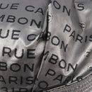 CHANEL Unlimited Shoulder Bag Nylon Silver CC Auth LN080-12