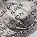 CHANEL Unlimited Shoulder Bag Nylon Silver CC Auth LN080-15