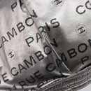 CHANEL Unlimited Shoulder Bag Nylon Silver CC Auth LN080-17