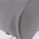 Balenciaga Paper Drop Bucket Shoulder Bag Leather Silver 357327 Auth LN082V-13
