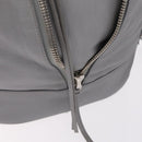 Balenciaga Paper Drop Bucket Shoulder Bag Leather Silver 357327 Auth LN082V-16