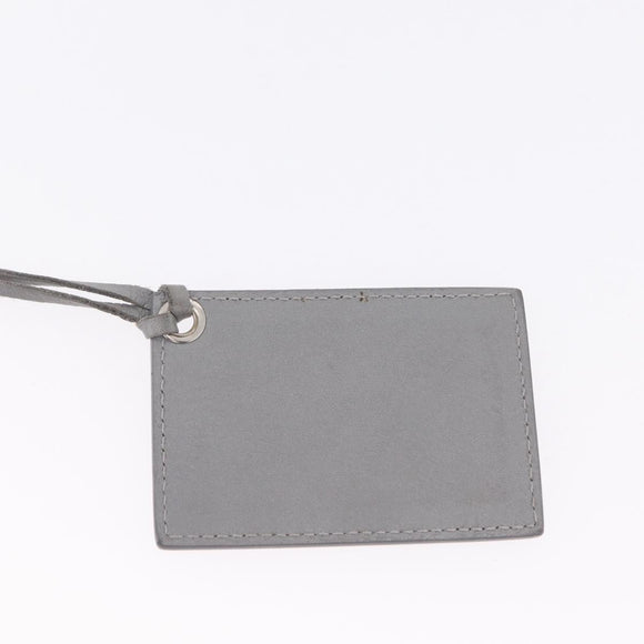 Balenciaga Paper Drop Bucket Shoulder Bag Leather Silver 357327 Auth LN082V