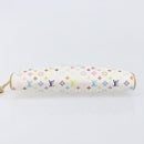 LOUIS VUITTON Monogram Multicolor Kate Clutch Bag White M55212 LV Auth LN088V-6