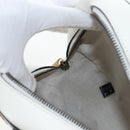 GUCCI x Adidas Shoulder Bag Leather White Gold Tone 702626 Auth LN090M-20