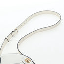 GUCCI x Adidas Shoulder Bag Leather White Gold Tone 702626 Auth LN090M-9