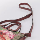 GUCCI GG Supreme Blooms Hand Bag PVC 2way Beige Pink 429019 Auth LN091V-15