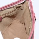 GUCCI GG Supreme Blooms Hand Bag PVC 2way Beige Pink 429019 Auth LN091V-22