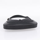 GUCCI GG Canvas Jackie Shoulder Bag Black Silver 001 3306 Auth LN094V-5