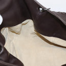 Bottega Veneta INTRECCIATO Campana Hand Bag Leather Brown 125787 Auth LN096V-20