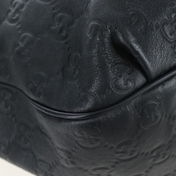 GUCCI GuccissimaGG Horsebit Chain Shoulder Bag Leather 2way 322226 Auth LN097V