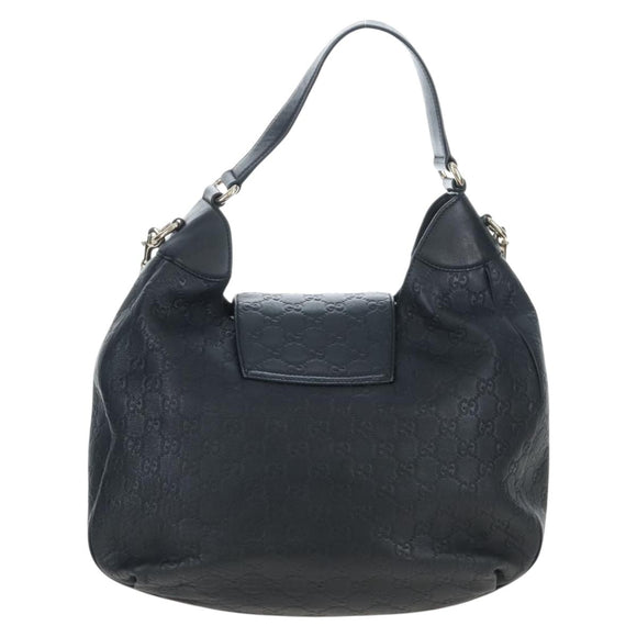 GUCCI GuccissimaGG Horsebit Chain Shoulder Bag Leather 2way 322226 Auth LN097V