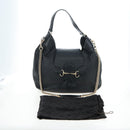 GUCCI GuccissimaGG Horsebit Chain Shoulder Bag Leather 2way 322226 Auth LN097V-31