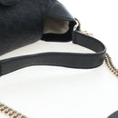 GUCCI GuccissimaGG Horsebit Chain Shoulder Bag Leather 2way 322226 Auth LN097V-7
